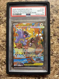 2025 Mega Kangaskhan Ex Pokemon Special Illust. Rare #182/132 PSA 10 Read Des. - Image 1