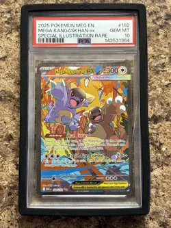 2025 Mega Kangaskhan Ex Pokemon Special Illust. Rare #182/132 PSA 10 Read Des. - Image 3