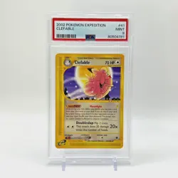 Share PSA 9 Clefable 41/165 Non- Holo Expedition 2002 Pokemon MINT Pop 50 - Image 1