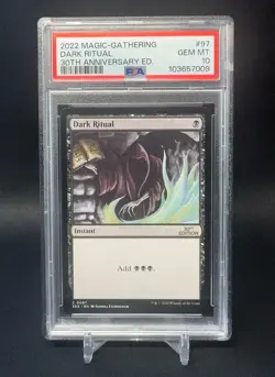 PSA 10 - Dark Ritual - MTG 30th Anniversary Edition - Gem Mint - LOW POP - Image 1