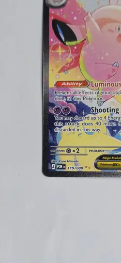 Pokemon TCG Mega Clefable Ex 119/088 SIR Perfect Order - Image 4