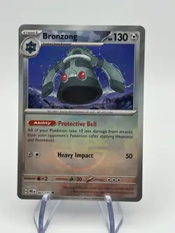 Pokemon Bronzong 067/131 Prismatic Evolutions Master Ball Reverse (A1) - Image 1