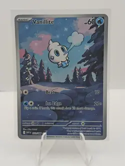 Pokemon TCG Vanillite 111/086 White Flare Illustration Rare NM - Image 1