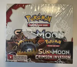 Pokemon Sun & Moon Crimson Invasion Booster Box (Acrylic Case Included) 820650812491 - Image 1
