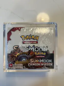 Pokemon Sun & Moon Crimson Invasion Booster Box (Acrylic Case Included) 820650812491 - Image 2