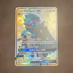 Pokemon TCG Decidueye GX SV47/SV94 Hidden Fates Shiny Vault Full Art Holo 240HP - Image 1