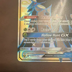 Pokemon TCG Decidueye GX SV47/SV94 Hidden Fates Shiny Vault Full Art Holo 240HP - Image 3