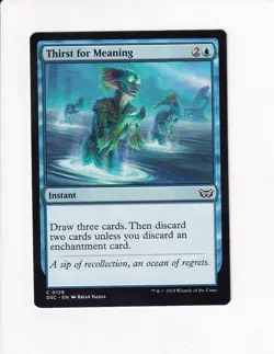 MAGIC THE GATHERING MTG COMMANDER: DUSKMOURN THIRST FOR MEANING - Image 1