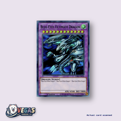 Yu-Gi-Oh! 1st Edition Blue-Eyes Ultimate Dragon (Green) Ultra Rare LDS2-EN018 NM - Image 1