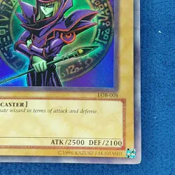 Yu-Gi-Oh! Dark Magician Legend of Blue Eyes White Dragon LOB-005 MP - Image 5