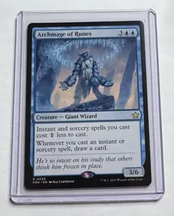 Archmage of Runes #30 Foundations Rare MTG NM/M - Image 1