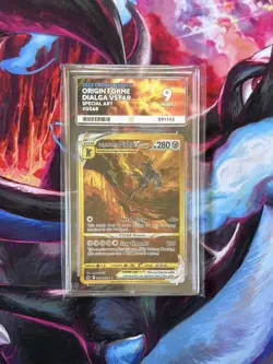 Ace 9 Origin Forme Dialga VSTAR GG68/GG70 Crown Zenith - Pokemon TCG - Mint - Image 1