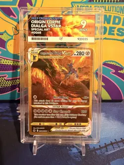 Ace 9 Origin Forme Dialga VSTAR GG68/GG70 Crown Zenith - Pokemon TCG - Mint - Image 1
