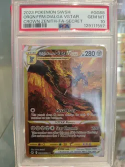 PSA 10 Origin Forme Dialga Vstar - GG68/GG70 - Crown Zenith Pokemon - Image 1