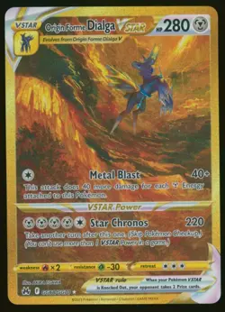 Pokemon Card Origin Forme Dialga VSTAR GG68/GG70 Crown Zenith Alt Art NM 2023 - Image 1