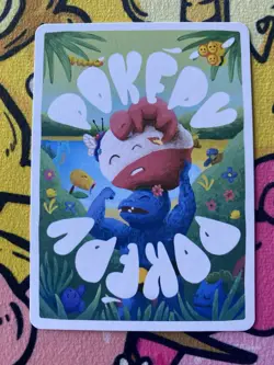 Pokepu - Cha Cha (Charmander) - Derpy Pokemon Parody / Fan Art Card - Image 2
