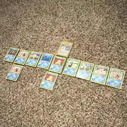 Pokemon TCG Gym Challenge Wizards Misty Goldeen Seaking Psyduck Lot 12 Cards - Image 1