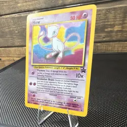 Pokemon Mew 09/53 Wotc Promo Holo Basic 50 HP Card 2000 English - Image 2