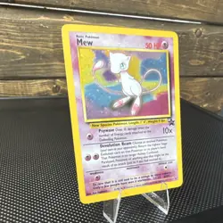 Pokemon Mew 09/53 Wotc Promo Holo Basic 50 HP Card 2000 English - Image 3