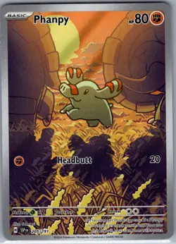 Phanpy 205/191 SV08: Surging Sparks - Pokemon Card - NM - Image 1