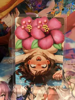 Matte Beautiful Waifu Handmade Card Goddess Story CCG Anime Double Sided - Image 1