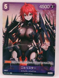NIKKE Nivel Arena - Nihilister BT01-069 SR Card KR MINT - Image 1