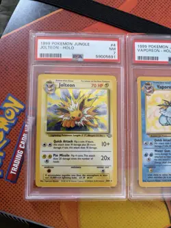 (Lot Of 3) 1999 Pokemon Jungle (Jolteon/Vaporeon/Flareon) PSA 7 NM - Image 2