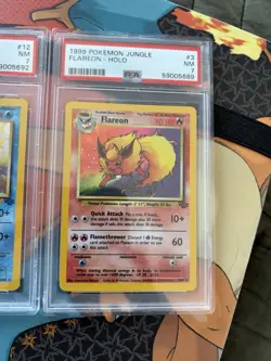 (Lot Of 3) 1999 Pokemon Jungle (Jolteon/Vaporeon/Flareon) PSA 7 NM - Image 4