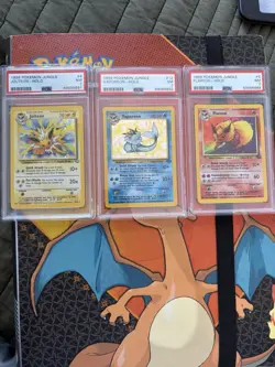 (Lot Of 3) 1999 Pokemon Jungle (Jolteon/Vaporeon/Flareon) PSA 7 NM - Image 5