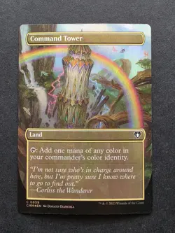 Command Tower (Borderless) Commander Masters Foil - Image 1