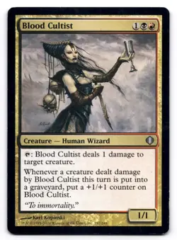 Blood Cultist LP Shards of Alara 157 MTG Regular Uncommon - Image 1