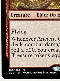 Ancient Copper Dragon NM Commander Battle for Baldur's Gate 161/361 MTG Regular - Image 5