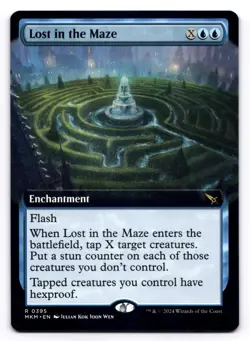 Lost in the Maze (Extended Art) NM Murders at Karlov Manor 395 MTG Regular Rare - Image 1