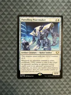 MTG Patrolling Peacemaker #0005 Rare Commander: Edge of Eternities (EOC) - Image 1
