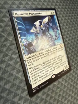MTG Patrolling Peacemaker #0005 Rare Commander: Edge of Eternities (EOC) - Image 2
