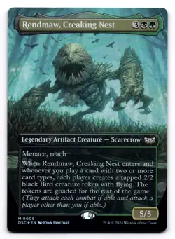 Rendmaw, Creaking Nest Borderless NM Commander: Duskmourn: HoH 5 MTG Foil - Image 1