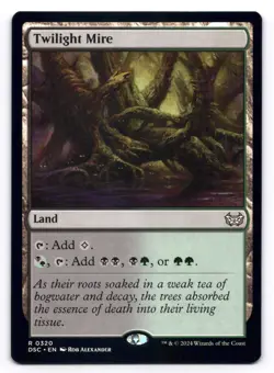 Twilight Mire NM Commander: Duskmourn: House of Horror 320 MTG Regular - Image 1