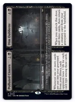 Polluted Cistern / Dim Oubliette NM Commander: Duskmourn: HoH 23 MTG Regular - Image 1