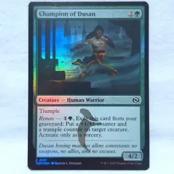 Champion of Dusan 137 Tarkir: Dragonstorm Foil Magic The Gathering - Image 1