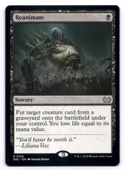 Reanimate NM Commander: Duskmourn: House of Horror 155 MTG Regular - Image 1