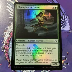 Champion of Dusan Foil (137) Tarkir: Dragonstorm TDM MTG Magic - Image 1