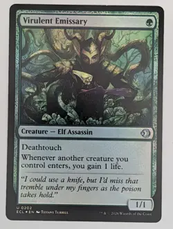 (Foil) Virulent Emissary (202) Lorwyn Eclipsed Mtg NM - Image 1