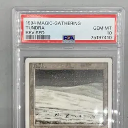 1994 Tundra Revised Magic The Gathering PSA 10 Gem MT - Image 4