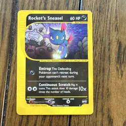 Pokemon Rocket's Sneasel Best of Game 5/9 Best Winner Promo Regular 60 HP 2002 - Image 1