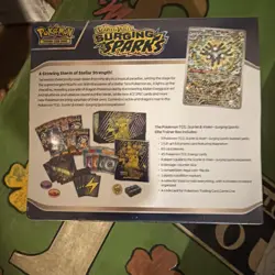 Pokemon Scarlet & Violet Surging Sparks Elite Trainer Box Promo Booster Pikachu - Image 3