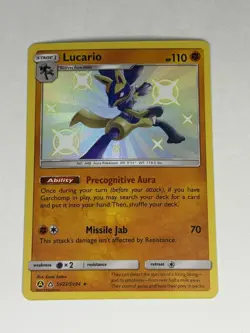 Pokemon TCG Lucario Holo Card Stage 1 #SV22 NM ✨ - Image 1