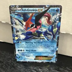 Pokemon - Ash-Greninja EX Blackstar Promos Holo Card XY133 2016 - Image 1