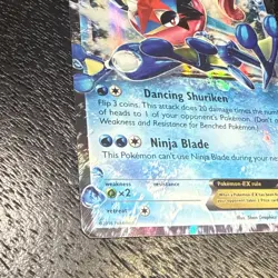 Pokemon - Ash-Greninja EX Blackstar Promos Holo Card XY133 2016 - Image 4