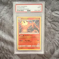 Pokemon Charizard 003/070 Battle Academy Promo Stamped 2020 PSA 9 TCG Card - Image 1