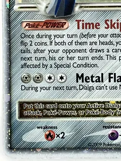 Dialga LV.X MP DP37 Diamond and Pearl Pokemon TCG Holo - Image 5